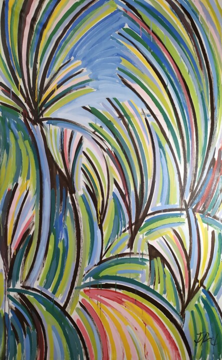 Serra da Carnaiba Forest. Pintura, 66,9x40,9 in