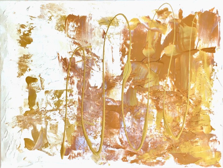 Bronze gold 绘画, 11.8x15.8 in
