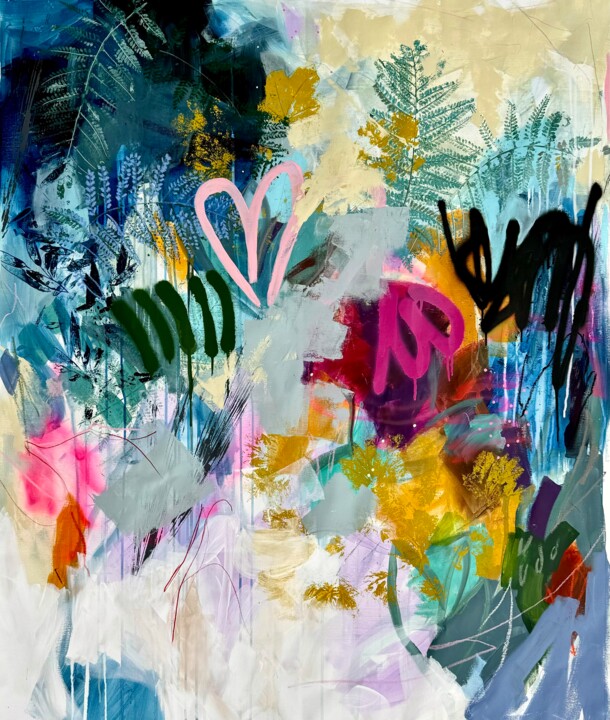 "Reine" 绘画, 47.2x39.4 in