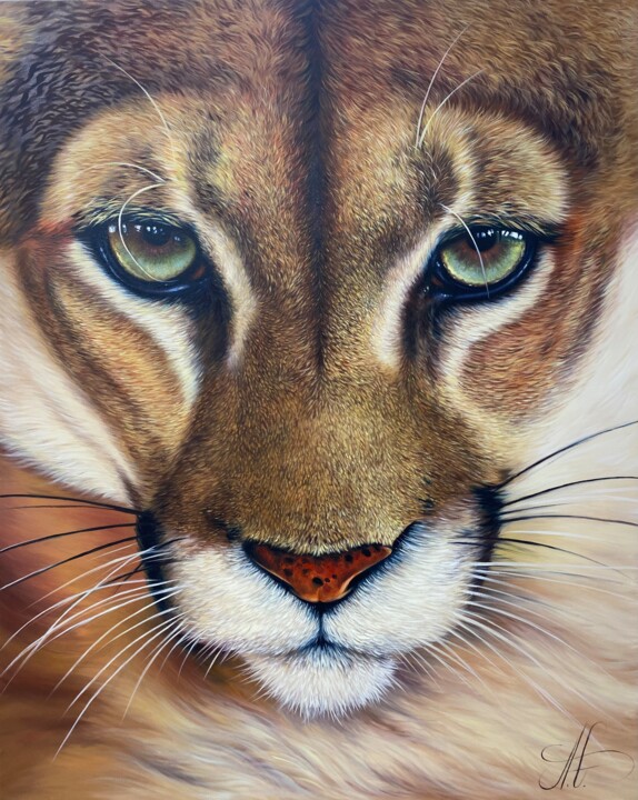 of the Mountains (Mountain Lion) 绘画, 39.4x31.5 in