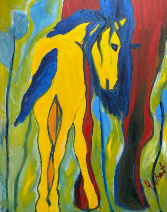 Ganz frisch 绘画, 35.4x27.6 in