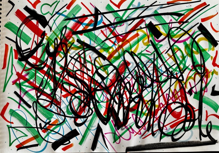 Crash Test 图画, 11.8x16.7 in