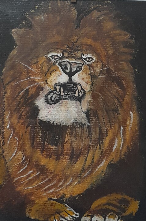 Lion 图画, 8.3x5.9 in