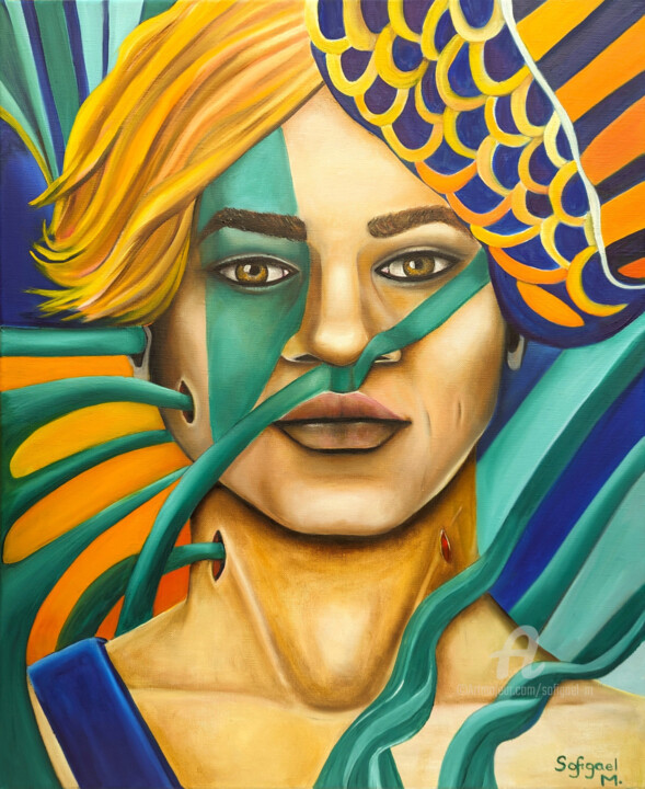 Intrication 绘画, 28.7x23.6 in