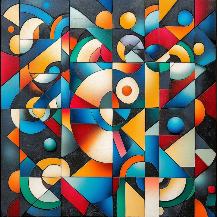 Digital Arts titled "Vibrant Dynamics: S…" by Alberto Capitani, Original Artwork, AI generated image