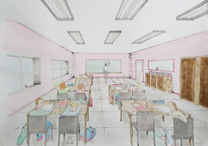 绘画,  11.7x16.5 in 