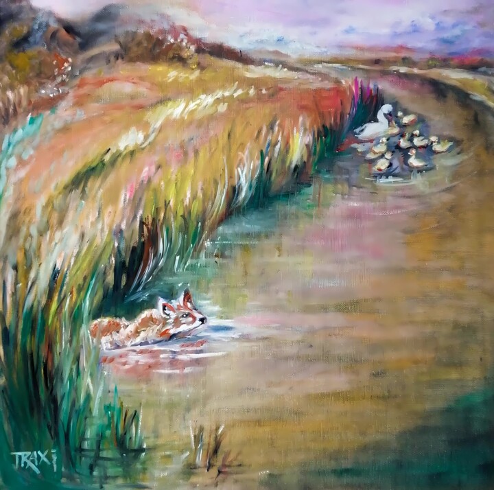绘画,  15.8x15.8 in 