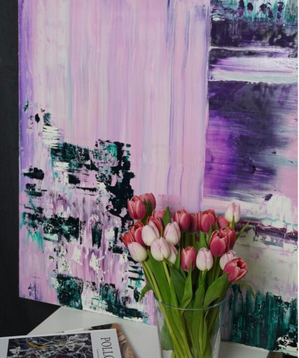 Artwork's surface or texture