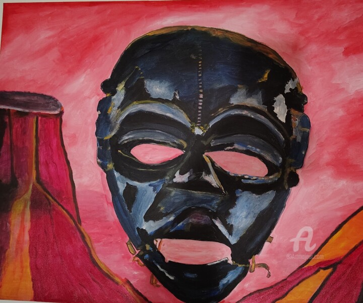 The Mask 绘画, 20x30 in