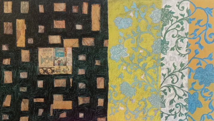 绘画,  37x65 in 