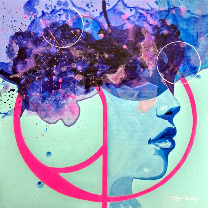 Unseen Dreams 绘画, 15.8x15.8 in
