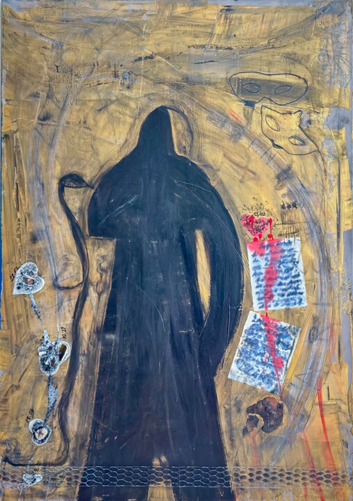 At the Edge of the Light 绘画, 55.1x39.4 in