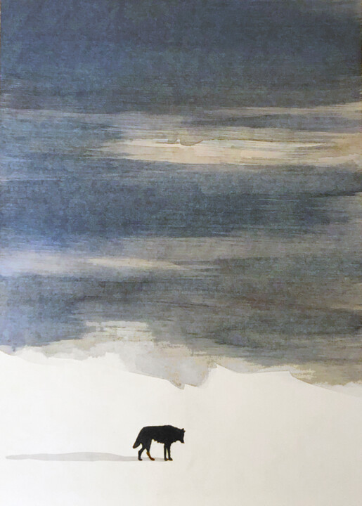 Texture blue 印花与版画, 27.6x19.7 in