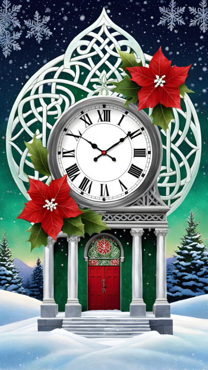 Horloge de Noël 数字艺术
