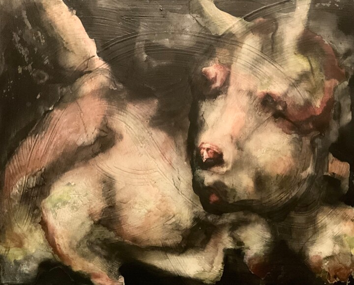 绘画,  9.3x11.8 in 