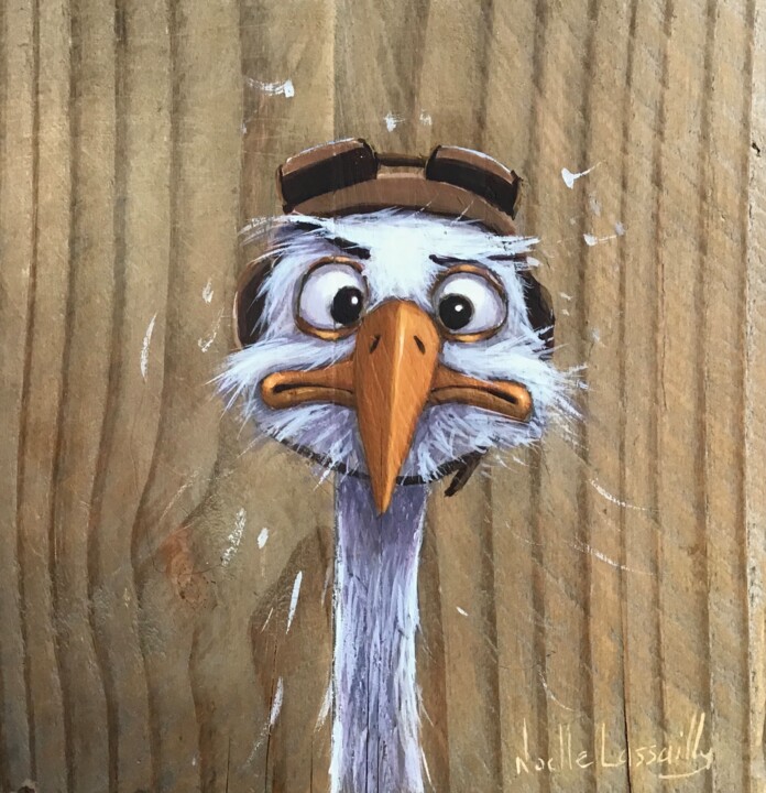Quoi !!! - 1408 绘画, 7.5x7.5 in