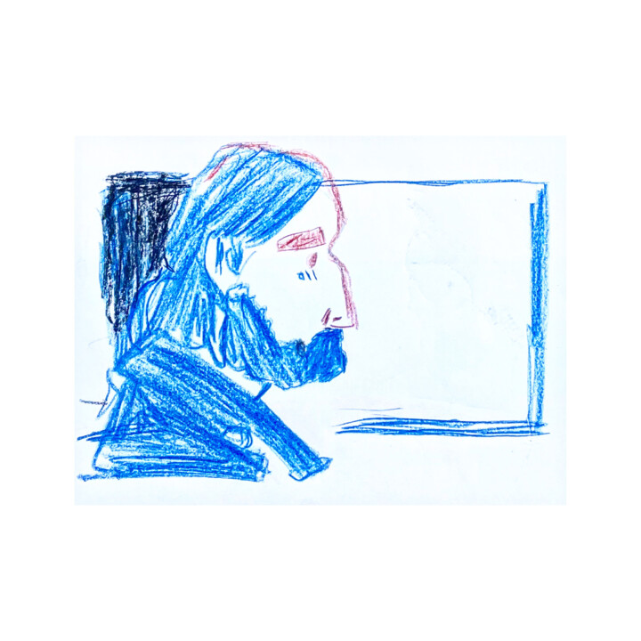 Untitled sketch II 图画, 8.3x11.4 in