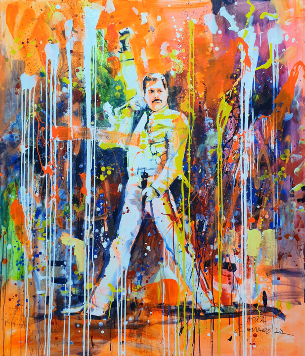 The Show 绘画, 55.1x47.2 in
