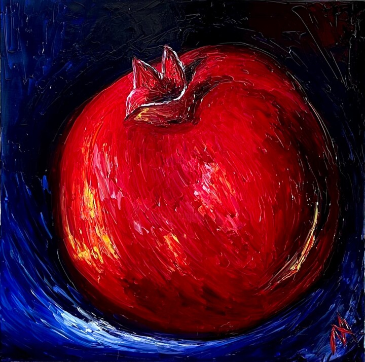 Pomegranate 绘画, 23.6x23.6 in
