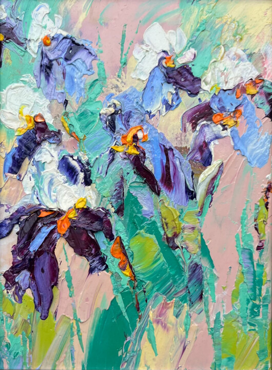 Painting titled "Dawn" by Svitlana Andriichenko, Original Artwork, Oil