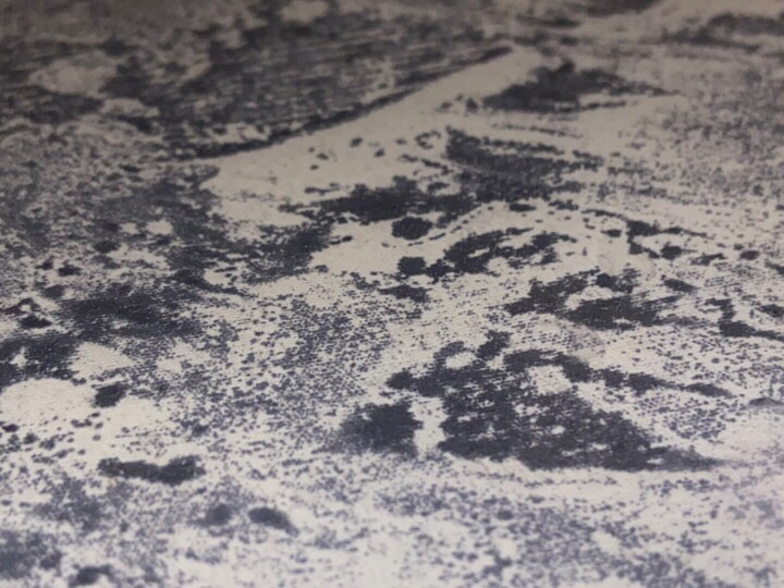 Artwork's surface or texture