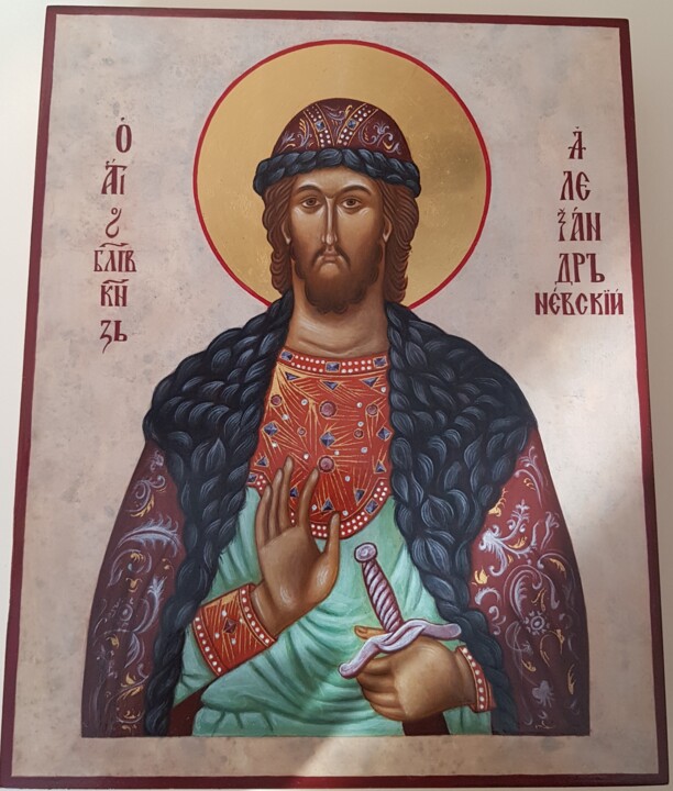 Alexander Nevsky 绘画, 11.8x11 in