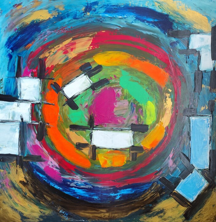 绘画,  31.5x31.5 in 