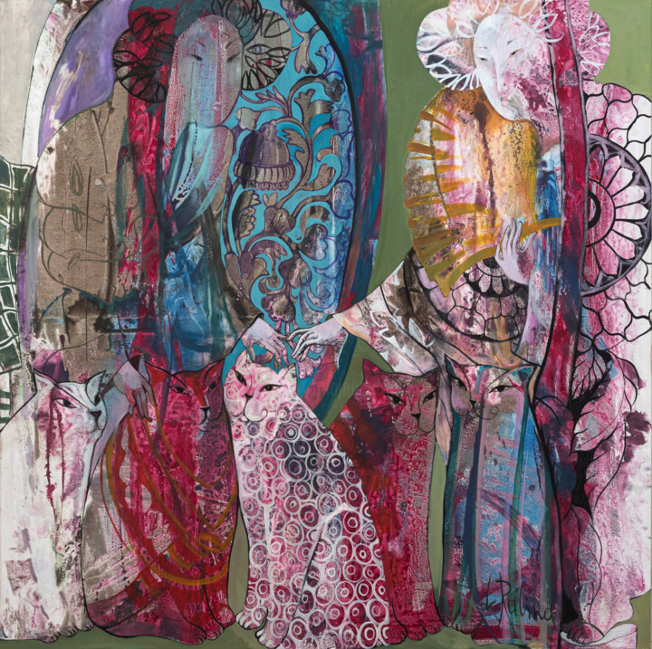 Gifted Secret 绘画, 63x63 in