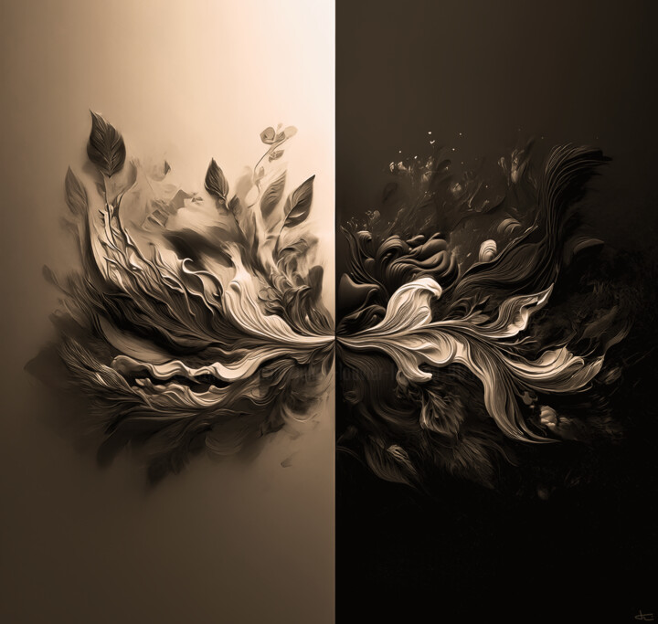 数字艺术 标题为“Autrefois” 由Julien Louvier Legrand (Ju), 原创艺术品, AI生成的图像