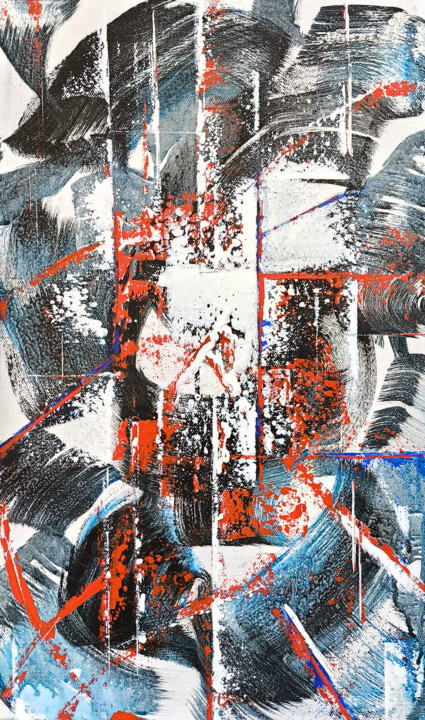 Fragments of Chaos 绘画, 19.7x11.8 in