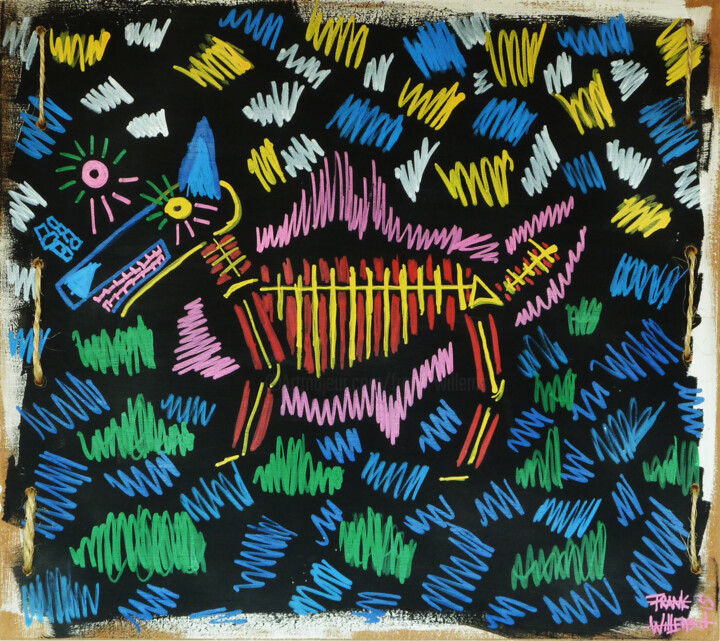 CHIHUAHUA Painting, 15x16.9 in