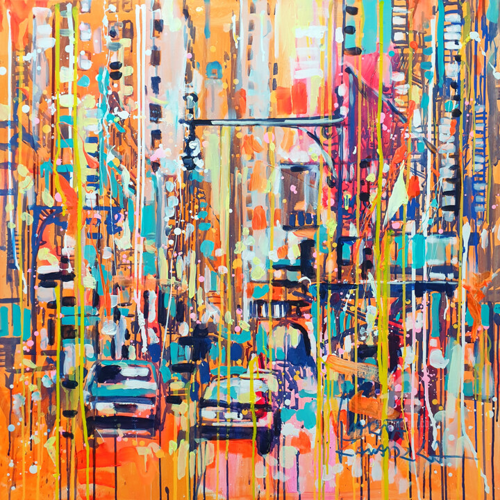 Schilderij,  35,4x35,4 in 