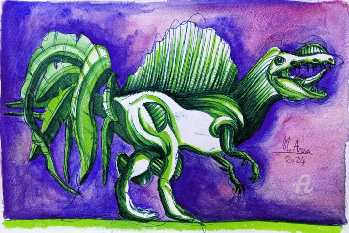 Il dinogallo 图画, 9.8x13.8 in