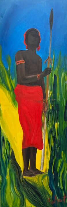 Masai - Maasai Pittura, 59,1x19,7 in