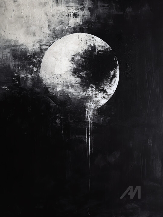 Abstract Cosmic Melancholy_3 数字艺术