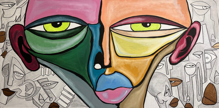 The Confidence 绘画, 23.6x47.2 in