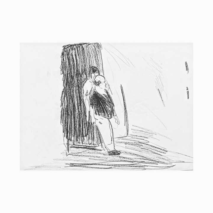The Walk drawing 图画, 8.3x11.4 in