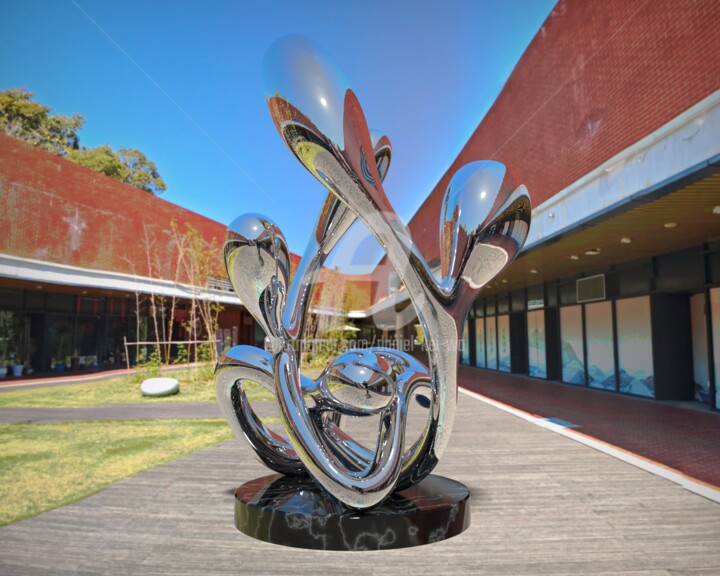 Harmony in Flux#8(Large edition) Sculptuur, 82,7x59,1 in