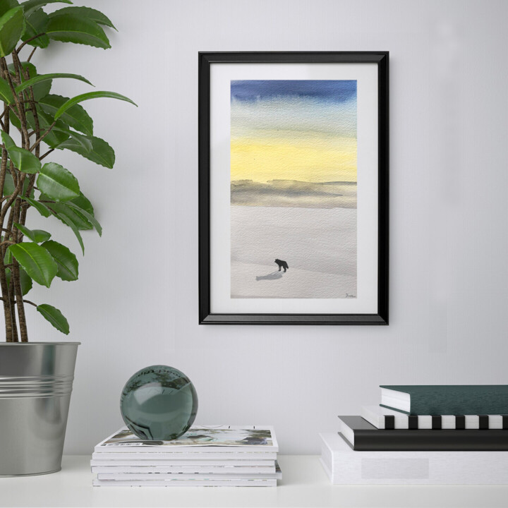 Work presented framed