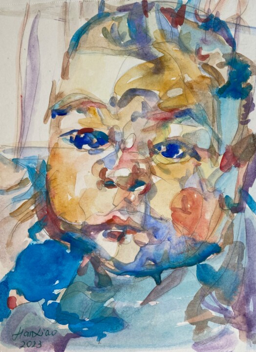 绘画,  8.3x5.7 in 