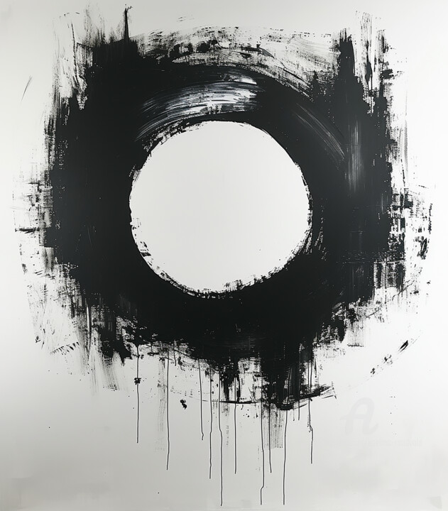 Binary Balance: Light and Dark 数字艺术