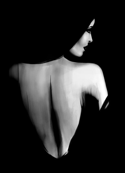Digital Arts titled "Phoenix" by Marnie Noir, Original Artwork, Digital Painting