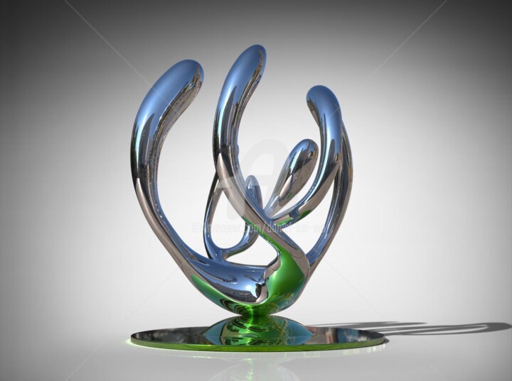 Joy in life#7(Small edition) Skulptur, 47,2x41,7 in
