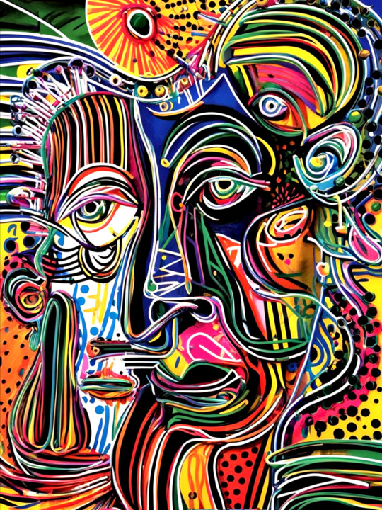 Kunstwerk # 100 绘画, 47.2x63 in