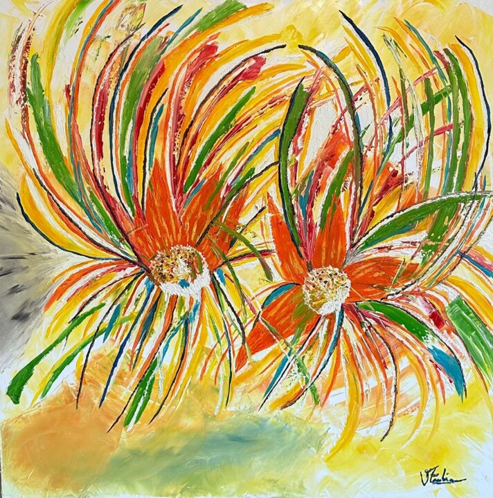 CONNEXION 绘画, 31.5x31.5 in
