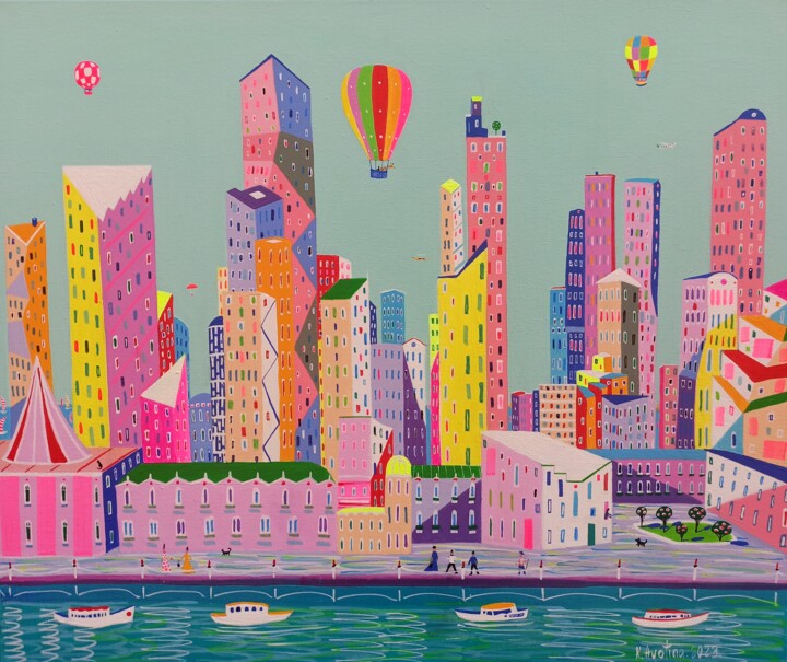 Josephine Arrives In Sydney 绘画, 19.7x23.6 in