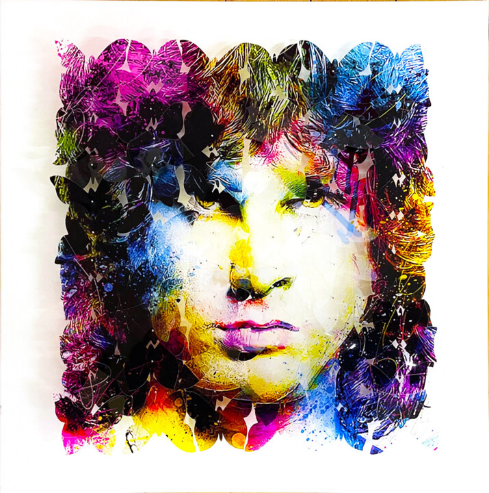 JIM MORRISON 雕塑, 19.7x19.7 in