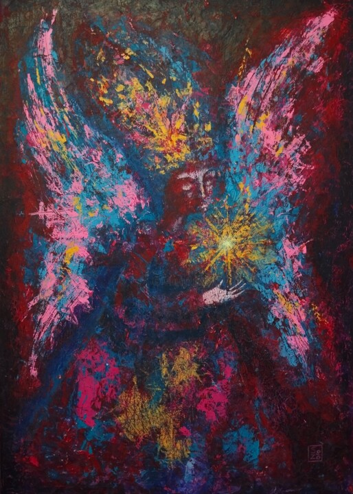 Wings of Light 绘画, 27.6x19.7 in