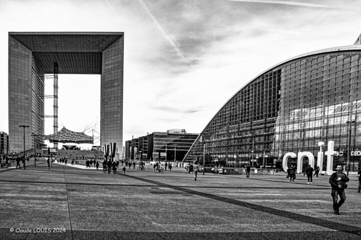 L'esplanade des titans (S2P4) Fotoğraf, 8,3x11,7 in