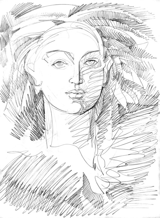 绘画,  15.7x11.7 in 